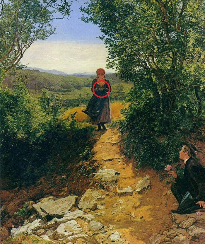 This Painting From 1860 Shows Woman Texting On Her Smartphone