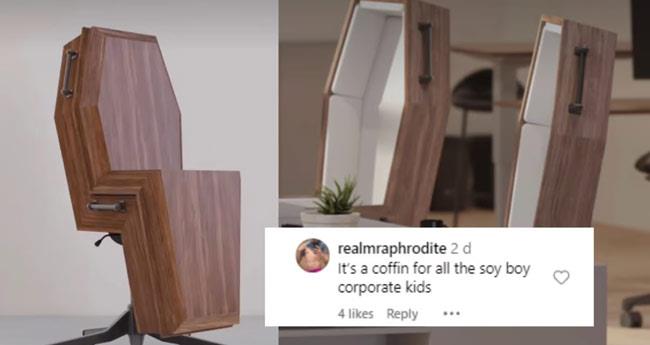 Coffin Themed Office Chair