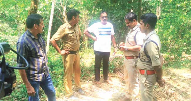 ക​ശു​മാവിൻ തോപ്പിൽ  ബോംബ് സ്ഫോടനം