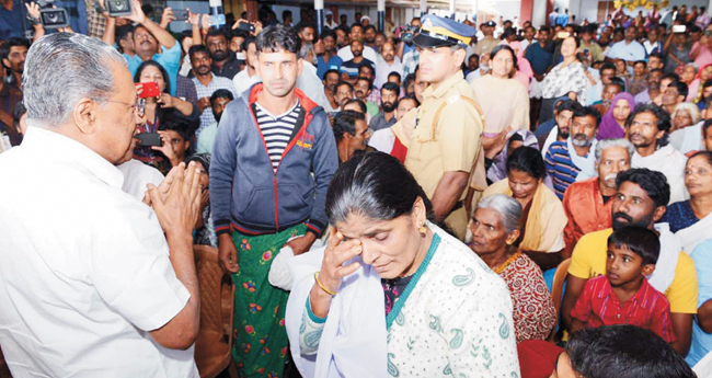 പ്ര​ള​യ​ക്കെ​ടു​തി: അ​ടി​യ​ന്ത​ര ന​ഷ്ട​പ​രി​ഹാ​രം ഇ​ന്ന് പ്രഖ്യാപിക്കും