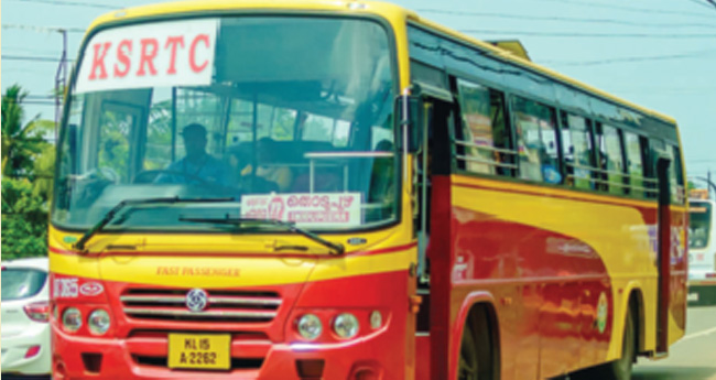 പ്രതിഷേധിച്ച കെഎസ്ആർടിസി    ഡ്രൈവർക്കെതിരേ കേസ്