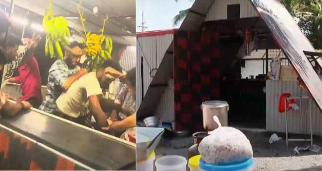 ചാ​യ​ക്ക​ട​യി​ല്‍ യു​വാ​ക്ക​ൾ​ക്കു​നേ​രേ പ​ന്ത്ര​ണ്ടം​ഗ സം​ഘ​ത്തി​ന്‍റെ ആ​ക്ര​മ​ണം