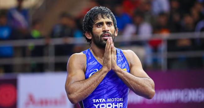 ഗു​സ്തി താ​രം ബ​ജ്രം​ഗ് പൂ​നി​യ​യ്ക്ക് നാ​ല് വ​ർ​ഷം വി​ല​ക്ക്