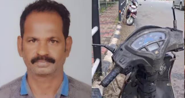 ഇ​ടി​ച്ച ബൈ​ക്കി​ന്‍റെ ക​മ്പി തു​ള​ച്ചു​ക​യ​റി അ​പ​ക​ടം; സ്കൂ​ട്ട​ർ യാ​ത്ര​ക്കാ​ര​ൻ മ​രി​ച്ചു