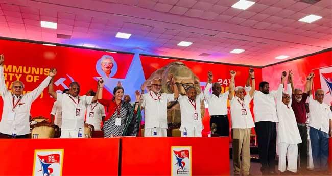 സി​പി​എം കേ​ന്ദ്ര ക​മ്മി​റ്റി​യി​ലേ​ക്ക് കേ​ര​ള​ത്തി​ൽ​നി​ന്ന് മൂ​ന്ന് പു​തു​മു​ഖ​ങ്ങ​ൾ; റി​യാ​സി​നെ പ​രി​ഗ​ണി​ച്ചി​ല്ല