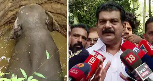 ആ​ന​യെ കി​ണ​റ്റി​ൽ ത​ന്നെ മ​ണ്ണി​ട്ട് മൂ​ട​ണ​മെ​ന്നാ​ണ് അ​ഭി​പ്രാ​യം: പി.​വി. അ​ൻ​വ​ർ
