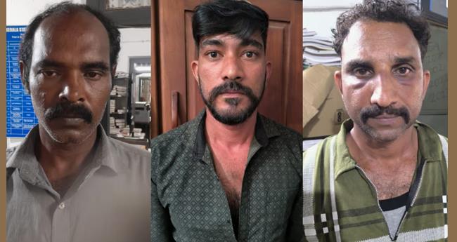 കൊ​ല്ലം എ​ഴു​കോ​ണി​ൽ പോ​ലീ​സു​കാ​രെ ആ​ക്ര​മി​ച്ച സം​ഭ​വം; പ്ര​തി​ക​ൾ അ​റ​സ്റ്റി​ൽ