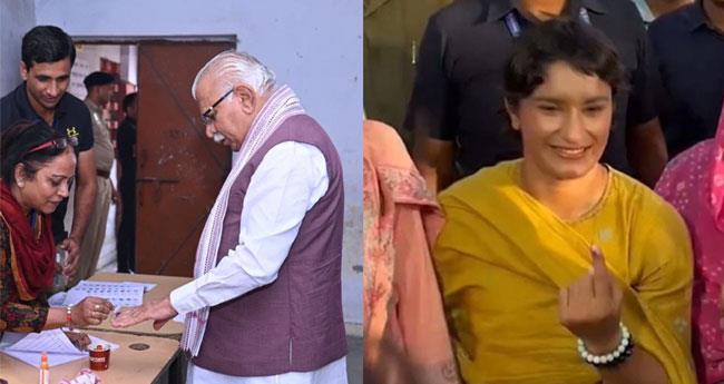 ഹ​രി​യാ​ന​യി​ൽ വോ​ട്ടെ​ടു​പ്പ് പു​രോ​ഗ​മി​ക്കു​ന്നു; പോ​ളിം​ഗ് 36.7 ശ​ത​മാ​നം ക​ട​ന്നു