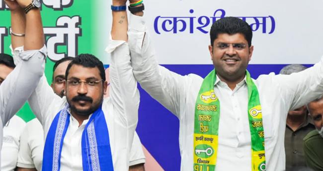 ഹ​രി​യാ​ന​യി​ൽ ജെ​ജെ​പി-​എ​എ​സ്പി സ​ഖ്യം മി​ക​ച്ച വി​ജ​യം നേ​ടും : ച​ന്ദ്ര​ശേ​ഖ​ർ ആ​സാ​ദ്