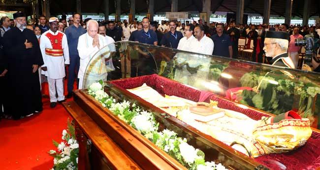 റ​വ. ഡോ. ​കെ.​പി. യോ​ഹ​ന്നാ​ന് അ​ന്ത്യാ​ഞ്ജ​ലി; സം​സ്ഥാ​ന ബ​ഹു​മ​തി​ക​ളോ​ടെ സം​സ്‌​കാ​രം