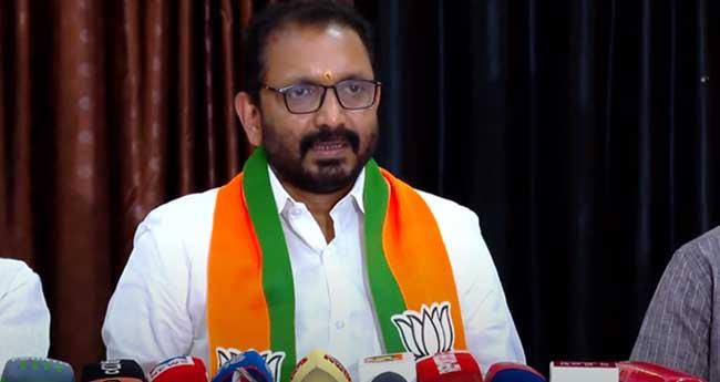 ഹേ​മ ക​മ്മി​റ്റി റി​പ്പോ​ർ​ട്ട്: പി​ണ​റാ​യി സ​ർ​ക്കാ​ര്‍ സ്ത്രീ​ക​ളോ​ട് മാ​പ്പ് പ​റ​യ​ണ​മെ​ന്ന് കെ.​സു​രേ​ന്ദ്ര​ൻ