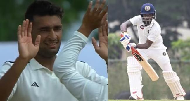 ര​ഞ്ജി: ര​ണ്ടാം​ദി​നം കേ​ര​ള​ത്തി​ന് ബാ​റ്റിം​ഗ് ത​ക​ർ​ച്ച; കാം​ബോ​ജി​ന് അ​ഞ്ചു​വി​ക്ക​റ്റ്