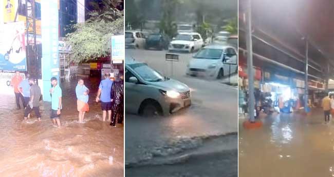 ദു​രി​തം​വി​ത​ച്ച് മ​ഴ; ന​ഗ​ര​ങ്ങ​ളി​ൽ വെ​ള്ള​ക്കെ​ട്ട്, പ​ര​ക്കെ നാ​ശ​ന​ഷ്ടം