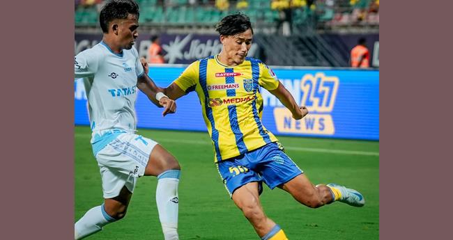 ഐ​എ​സ്എ​ൽ: കേ​ര​ള ബ്ലാ​സ്റ്റേ​ഴ്സ്-​ജം​ഷ​ഡ്പു​ർ എ​ഫ്സി മ​ത്സ​രം സ​മ​നി​ല​യി​ൽ