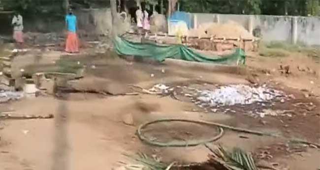 മ​ല​യാ​റ്റൂ​രി​ൽ കാ​ട്ടാ​ന​ക്കൂ​ട്ട​ത്തി​ന്‍റെ വി​ള​യാ​ട്ടം; മ​തി​ൽ ത​ക​ർ​ത്തു, തെ​ങ്ങു​ക​ൾ മ​റി​ച്ചി​ട്ടു