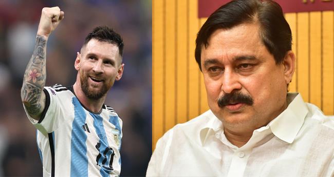 മെ​സി കേ​ര​ള​ത്തി​ലേ​ക്ക്, അ​ർ​ജ​ന്‍റീ​ന​യ്ക്ക് ര​ണ്ടു മ​ത്സ​ര​ങ്ങ​ൾ; വ​ൻ പ്ര​ഖ്യാ​പ​ന​വു​മാ​യി കാ​യി​ക മ​ന്ത്രി