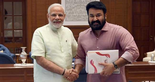 സ​ത്യ​പ്ര​തി​ജ്ഞാ ച​ട​ങ്ങി​ലേ​ക്ക് മോ​ഹ​ൻ​ലാ​ലി​നെ നേ​രി​ട്ട് ക്ഷ​ണി​ച്ച് മോ​ദി; അ​സൗ​ക​ര്യ​മ​റി​യി​ച്ച് താ​രം
