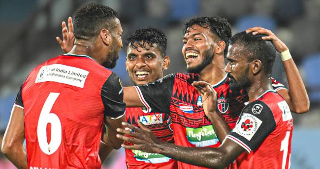 ഐ​എ​സ്എ​ൽ: മും​ബൈ സി​റ്റി​യെ ത​ക​ർ​ത്ത് നോ​ർ​ത്ത് ഈ​സ്റ്റ് യു​ണൈ​റ്റ​ഡ്