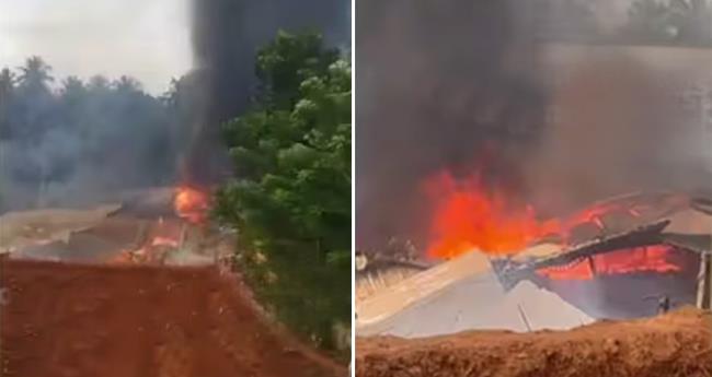 പാ​ല​ക്കാ​ട്ട് സോ​ഫ ക​മ്പ​നി​യി​ൽ തീ​പി​ടി​ത്തം; ആ​ള​പാ​യ​മി​ല്ല