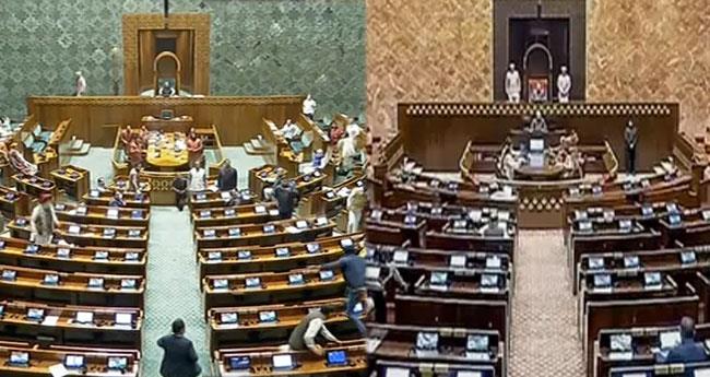 ഇ​ന്ത്യ​ൻ കു​ടി​യേ​റ്റ​ക്കാ​രെ ച​ങ്ങ​ല​ക്കി​ട്ട് തി​രി​ച്ച​യ​ച്ച സം​ഭ​വം; പാ​ർ​ല​മെ​ന്‍റ് പ്ര​ക്ഷു​ബ്ധം