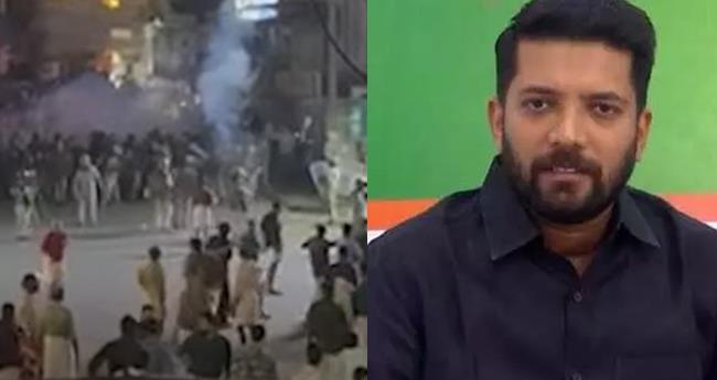 പേ​രാ​മ്പ്ര​യി​ൽ യു​ഡി​എ​ഫ് - സി​പി​എം സം​ഘ​ർ​ഷം; ഷാ​ഫി പ​റ​മ്പി​ൽ എം​പി​ക്ക് പ​രി​ക്ക്
