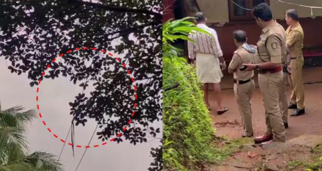 പ​ന്നി​ക്കെ​ണി​യി​ൽ​നി​ന്ന് ഷോ​ക്കേ​റ്റ് വ​യോ​ധി​ക​യു​ടെ വി​ര​ലു​ക​ൾ അ​റ്റു​തൂ​ങ്ങി; മ​ക​ൻ ക​സ്റ്റ​ഡി​യി​ൽ