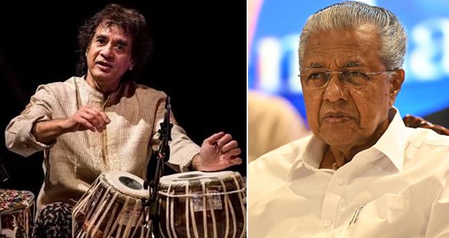 സം​സ്കാ​ര​ങ്ങ​ളും ഭാ​ഷ​ക​ളും രാ​ജ്യാ​തി​ർ​ത്തി​ക​ളും കീ​ഴ​ട​ക്കി​യ സം​ഗീ​ത​ജ്ഞ​ൻ: ഉ​സ്താ​ദ് സാ​ക്കി​ർ ഹു​സൈ​ന് അ​നു​ശോ​ച​ന​മ​റി​യി​ച്ച് മു​ഖ്യ​മ​ന്ത്രി