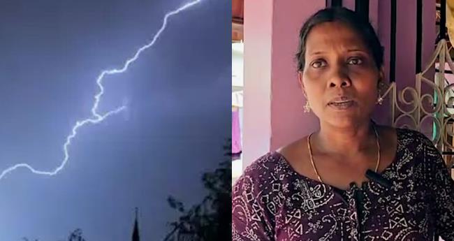 പാ​ല​ക്കാ​ട്ട് ഇ​ടി​മി​ന്ന​ലേ​റ്റ് യു​വ​തി​ക്ക് പ​രി​ക്ക്