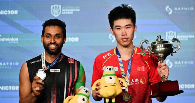 ക​ലാ​ശ​ത്തി​ൽ കൈ​വി​ട്ടു; ഓ​സ്ട്രേ​ലി​യ​ൻ ഓ​പ്പ​ണ്‍ ഫൈ​ന​ലി​ൽ പ്ര​ണോ​യി​ക്ക് തോ​ൽ​വി