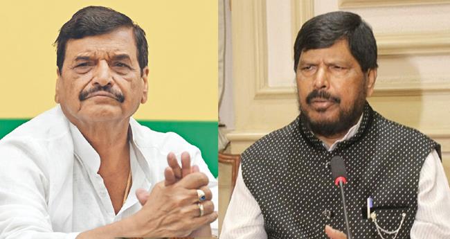യു​പി​യി​ല്‍ ബി​ജെ​പി​ക്ക് ഒ​ന്നും സം​ഭ​വി​ച്ചി​ട്ടി​ല്ല;​ ശി​വ്പാ​ല്‍ യാ​ദ​വി​ന് മ​റു​പ​ടി​യു​മാ​യി രാം​ദാ​സ് അ​ത്താ​വാ​ലെ