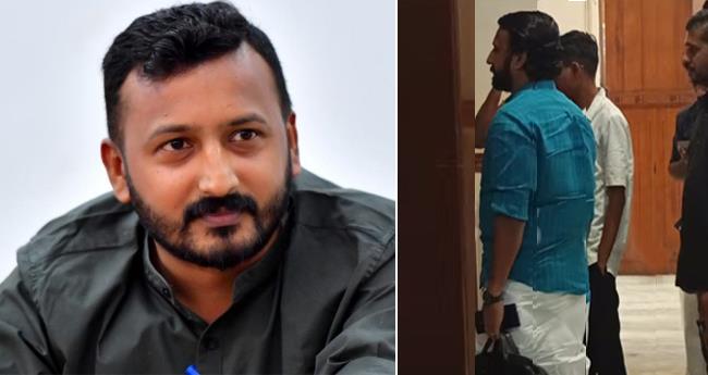 രാ​ഹു​ൽ മാ​ങ്കൂ​ട്ട​ത്തി​ൽ നി​യ​മ​സ​ഭ​യി​ലെ​ത്തി