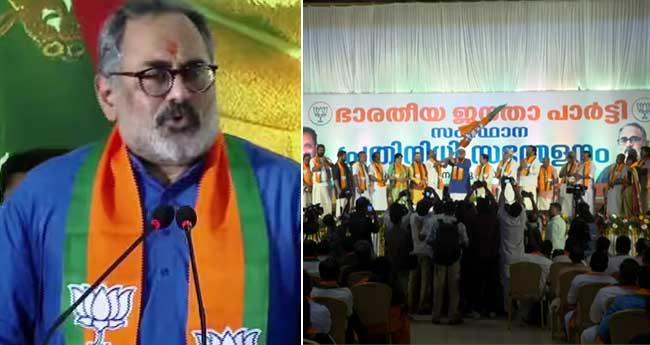 കേ​ര​ളം മാ​റ​ണം, എ​ൻ​ഡി​എ സ​ർ​ക്കാ​രി​നെ അ​ധി​കാ​ര​ത്തി​ലെ​ത്തി​ക്കു​ക​യാ​ണ് എ​ന്‍റെ ദൗ​ത്യം: രാ​ജീ​വ് ച​ന്ദ്ര​ശേ​ഖ​ര്‍