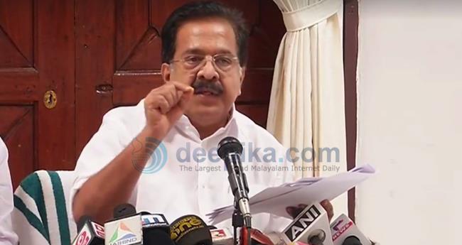 അ​നി​ൽ​കു​മാ​റി​ന്‍റെ ത​ട്ടം പ്ര​സ്താ​വ​ന ബോ​ധ​പൂ​ർ​വം: ചെ​ന്നി​ത്ത​ല