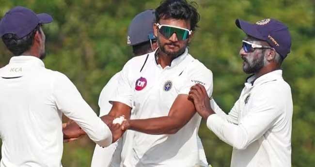 ര​ഞ്ജി ട്രോ​ഫി: ബി​ഹാ​റി​നെ ഇ​ന്നിം​ഗ്‌​സി​ന് ത​ക​ര്‍​ത്ത് കേ​ര​ളം ക്വാ​ര്‍​ട്ട​റി​ല്‍