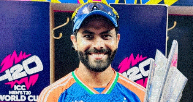 ര​വീ​ന്ദ്ര ജ​ഡേ​ജ അ​ന്താ​രാ​ഷ്ട്ര ടി20 ​യി​ല്‍ നി​ന്ന് വി​ര​മി​ച്ചു