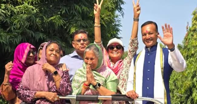 പാ​ർ​ട്ടി​ക​ൾ കൈ​വി​ട്ടു; സാ​വി​ത്രി ജി​ന്‍​ഡാ​ലി​നെ നെ​ഞ്ചി​ലേ​റ്റി വോ​ട്ട​ർ​മാ​ർ