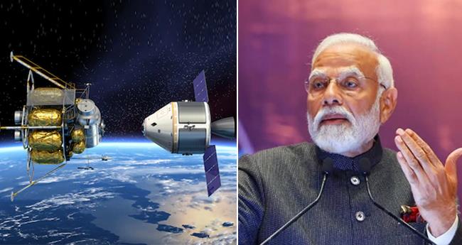 "സ്വ​പ്ന പ​ദ്ധ​തി​ക​ളി​ലേ​ക്കു​ള്ള സു​പ്ര​ധാ​ന ചു​വ​ടു​വ​യ്പ്പ്': ഇ​സ്രോ​യെ അ​ഭി​ന​ന്ദി​ച്ച് പ്ര​ധാ​ന​മ​ന്ത്രി
