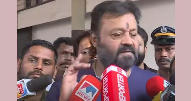 എ​മ്പുരാ​ൻ വി​ഷ​യം: പ്ര​തി​ക​രി​ക്കാ​തെ സു​രേ​ഷ് ഗോ​പി