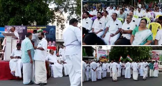 സെ​ക്ര​ട്ടേ​റി​യ​റ്റ് വ​ള​ഞ്ഞ് യു​ഡി​എ​ഫ് പ്ര​തി​ഷേ​ധം; ക​ന​ത്ത സു​ര​ക്ഷ​യൊ​രു​ക്കി പോ​ലീ​സ്