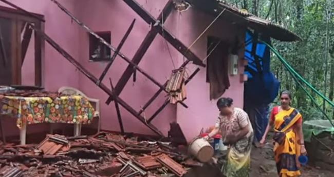 ക​ന​ത്ത മ​ഴ; വ​ലി​യ​ന്നൂ​രി​ല്‍ വ്യാ​പ​ക നാ​ശ​ന​ഷ്ടം