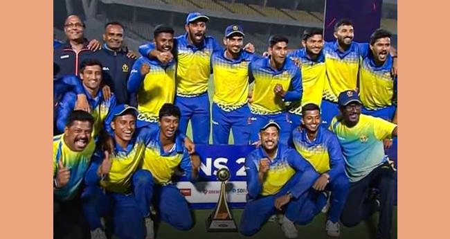 വി​ജ​യ് ഹ​സാ​രെ ട്രോ​ഫി: കി​രീ​ടം ക​ർ​ണാ​ട​ക​യ്ക്ക്