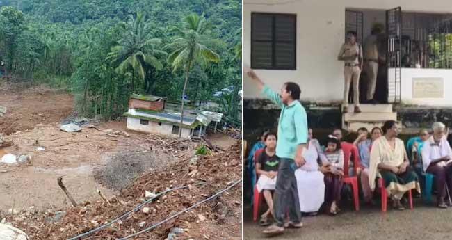 ദു​രി​ത​ബാ​ധി​ത​രെ അ​വ​ഗ​ണി​ക്കു​ന്നു: വി​ല​ങ്ങാ​ട് യു​ഡി​എ​ഫ്, ബി​ജെ​പി ഹ​ർ​ത്താ​ൽ തു​ട​ങ്ങി