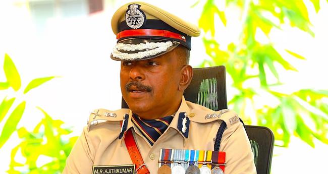 അ​ന​ധി​കൃ​ത സ്വ​ത്ത് സ​മ്പാ​ദ​നം; എ​ഡി​ജി​പി എം.​ആ​ർ. അ​ജി​ത് കു​മാ​റി​ന് ക്ലീ​ൻ ചി​റ്റ്