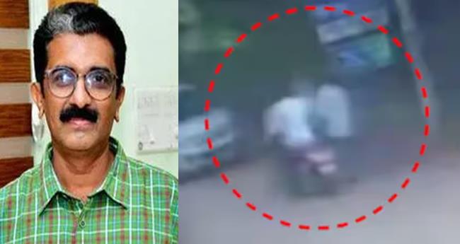 എ​ഡി​എ​മ്മും പ​രാ​തി​ക്കാ​ര​നും ത​മ്മി​ൽ കാ​ണു​ന്ന സി​സി​ടി​വി ദൃ​ശ്യം പു​റ​ത്ത്