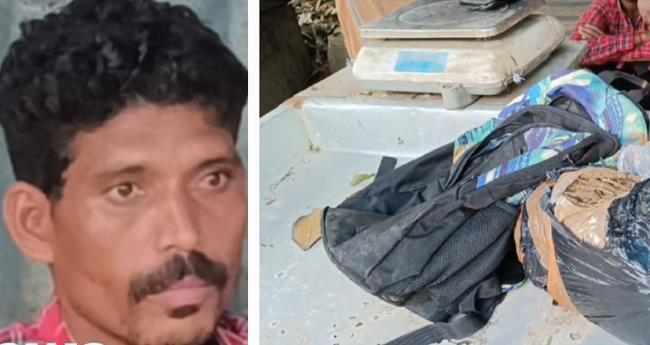 ക​ഞ്ചാ​വു​മാ​യി അ​തി​ഥി​തൊ​ഴി​ലാ​ളി അ​റ​സ്റ്റി​ൽ