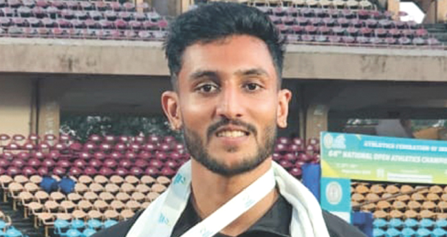 കേ​ര​ള​ത്തി​ന്  ആ​ദ്യ മെ​ഡ​ൽ