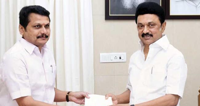 സ്റ്റാ​ലി​ൻ മ​ന്ത്രി​സ​ഭ​യി​ൽ അ​ഴി​ച്ചു​പ​ണി; സെ​ന്തി​ൽ ബാ​ലാ​ജി​യും പൊ​ൻ​മു​ടി​യും പു​റ​ത്ത്