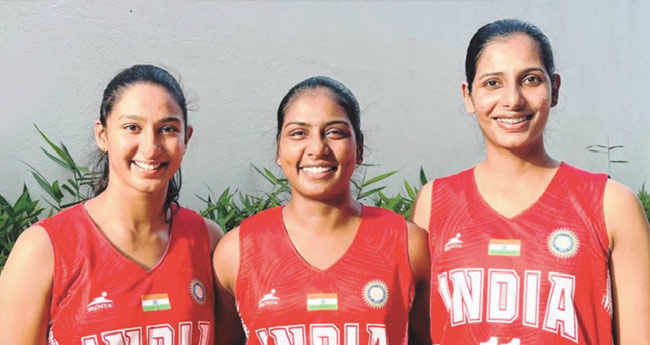 ഇ​​ന്ത്യ​​ന്‍ ബാസ്കറ്റ് ടീ​​മി​​ല്‍ മൂ​​ന്നു മ​​ല​​യാ​​ളി​​ക​​ള്‍