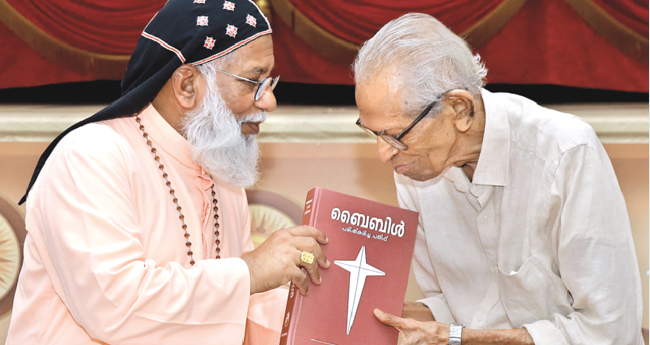മാ​ന​വ​സ​മൂ​ഹ നി​ര്‍​മി​തി​ക്ക് ബൈ​ബി​ള്‍ മൂ​ല്യ​ങ്ങ​ള്‍ ആ​വ​ശ്യം:  പ്ര​ഫ. എം.​കെ. സാ​നു