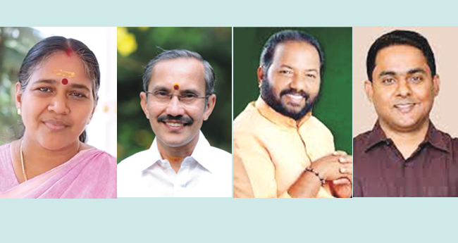 പു​തി​യ ഭാ​ര​വാ​ഹി​ക​ളെ പ്ര​ഖ്യാ​പി​ച്ച് ബി​ജെ​പി